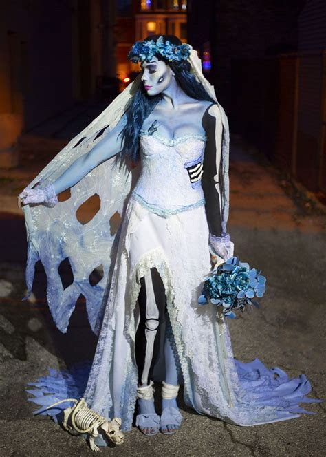 Diy Costume The Corpse Bride Halloween Bride Costumes Corpse Bride