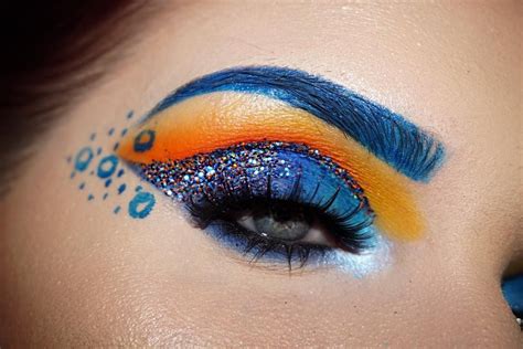 Orange And Blue Eye Makeup Look Absolutely Talented Thebriabeauty Used
