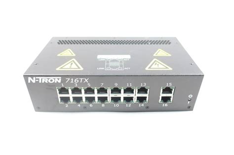 N Tron 716tx 16 Port Ethernet Switch 10 30v Dc