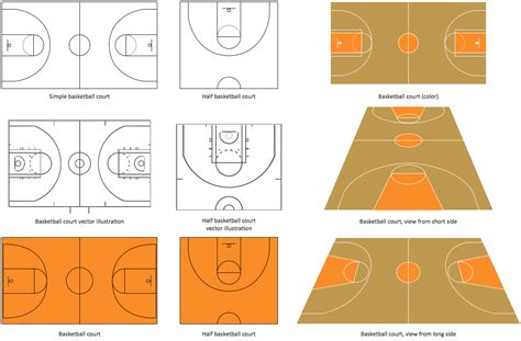 Most leagues, including the national basketball association, govern their own rules. 65 by Basketball Court With Labels - samplesofpaystubs.com