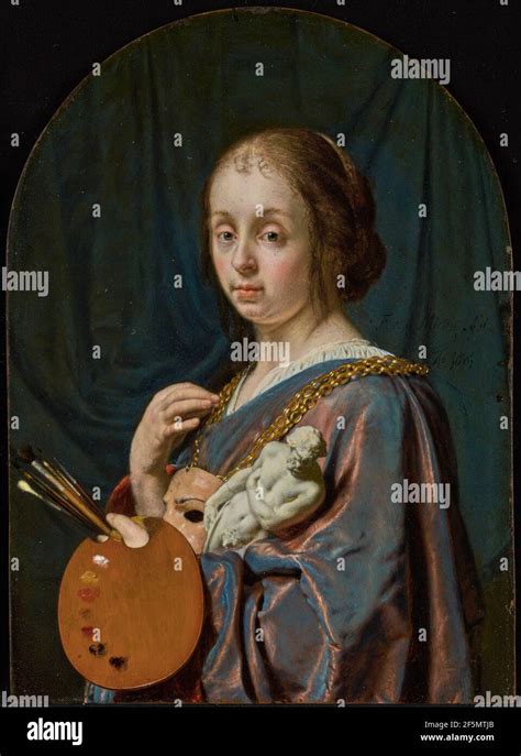 Pictura An Allegory Of Painting Frans Van Mieris The Elder Dutch