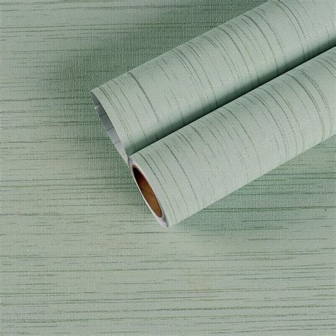 Chihut Vinyl Grasscloth Peel And Stick Wallpaper Textured Linen Fabric