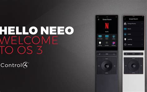 Control4 Releases Neeo Remote For Smart Home Entertainment