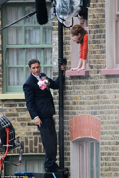 Tom Hardy Climbs Drainpipe To Steal Kiss And Propose To Emily