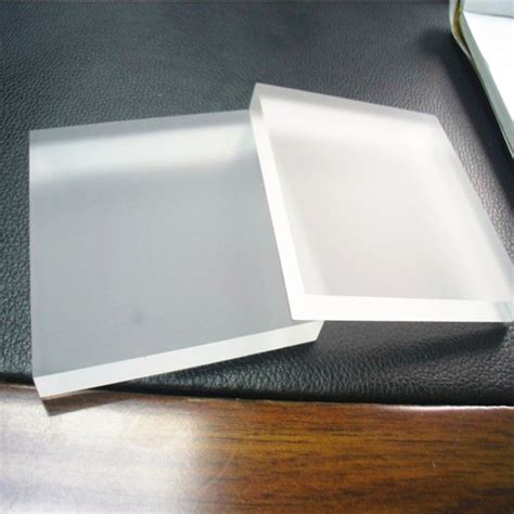 Supply No Toxic Anti Scratch Colored Frosted Acrylic Glass Sheets