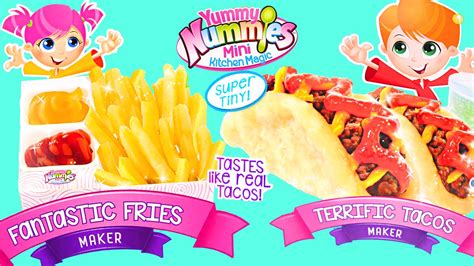 Yummy Nummies Increibles Tacos Y Papas Fritas Fantasticas Preparando