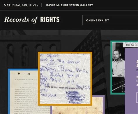 Records Of Rights Is Impressive National Archives Site National