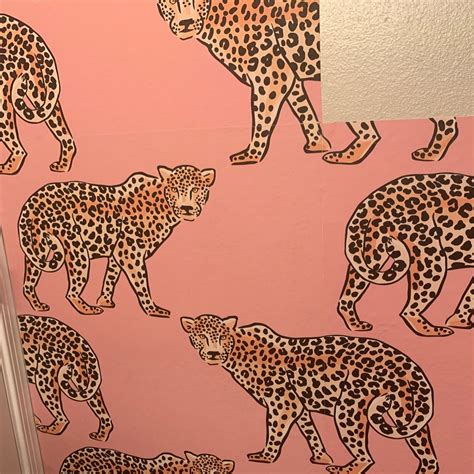 Jungle Leopard Removable Wallpaper Tropical Removable Wallpaper