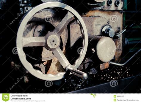 The Old Machine Parts Stock Image Image Of Switch Rotation 40346397