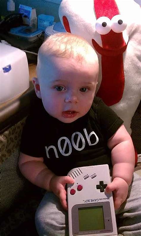Cute Noob Gamer Baby Geeky 247