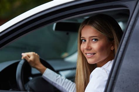 Driving Car Girl Stock Photo 01 Free Download