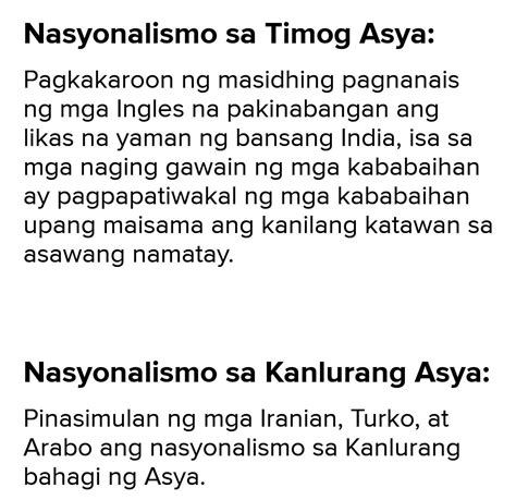Ano Ano Ang Dahilan Ng Pagpapakita Ng Nasyonalismo Sa Mga Bansa Sa