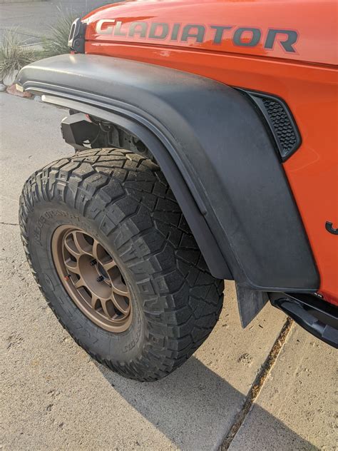 Recon Extreme Fender Flare Spats Extensions For Max Tow Jeep