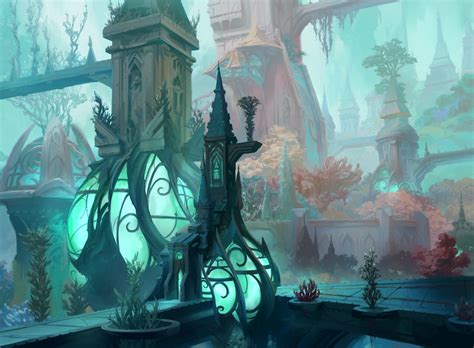 Forest Mtg Art From Ravnica Allegiance Set By Yeong Hao Han Art Of
