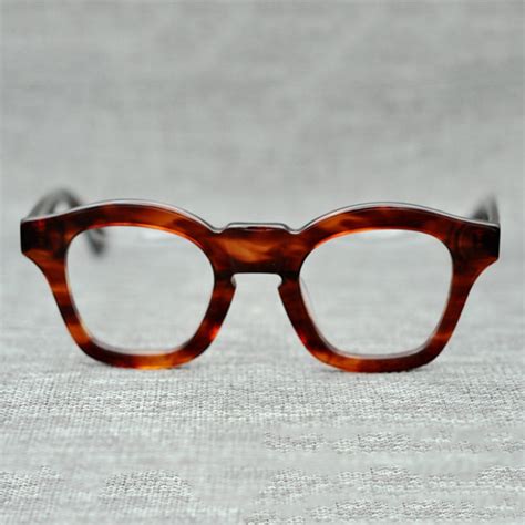 Vazrobe Acetate Glasses Men Women Vintage Eyeglasses Frame For Myopia