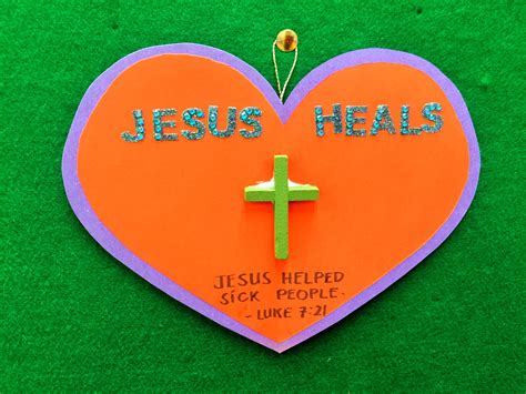 Jesus Heals Sunday School Arts And Crafts Jesus Helped Sick People