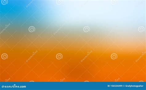 Abstract Composition Blurred Background Blue Orange And Light Spots