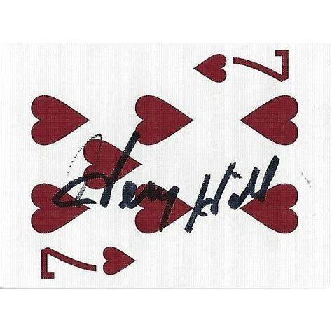 Henry Hill Signed Goodfellas Playing Card 7 Seven Of Hearts Psadna Coa