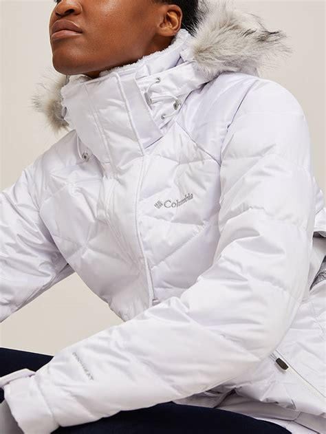 Columbia Lay D Down Ii Womens Waterproof Ski Jacket White At John