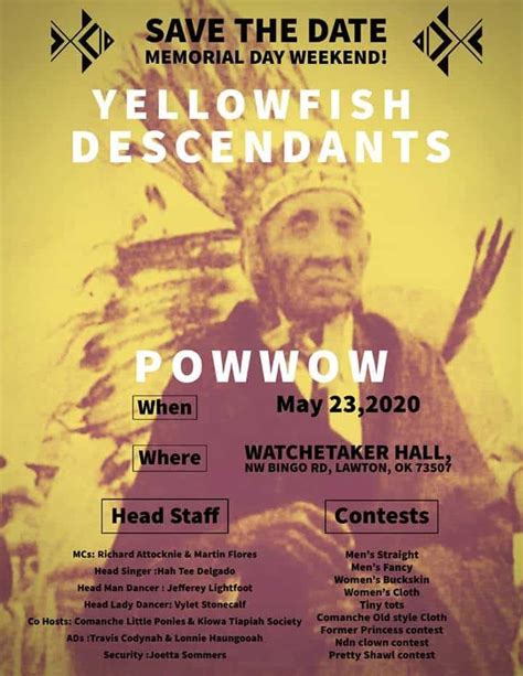 Yellowfish Descendants Pow Wow - Pow Wow Calendar