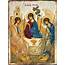 The Holy Trinity Greek Serigraph Orthodox Icon  At Store