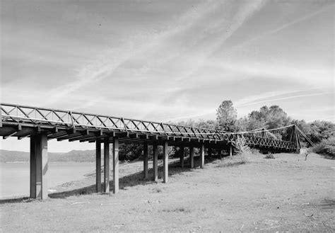 Bidwell Bar Suspension Bridge Oroville 1855 Structurae