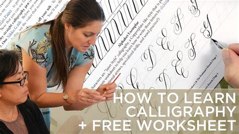 How To Create And Learn Modern Calligraphy A Guide For Beginners