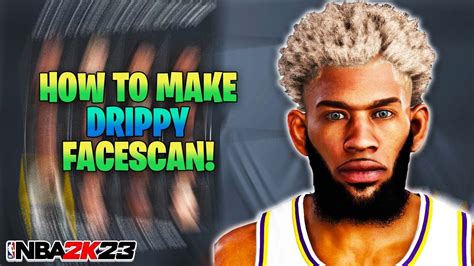 Best Drippy Face Creation Tutorial In Nba 2k23 Best Face Creation In