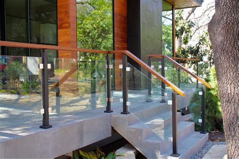 Glass Handrail Systems Residential Glass Anchor Ventana Glass