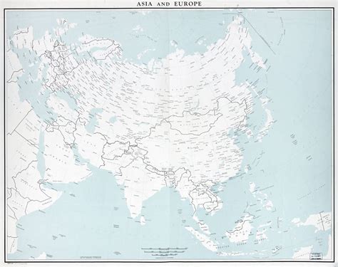 Large Scale Detailed Political Map Of Asia And Europe With Major Cities