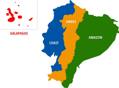 Regiones Del Ecuador Geografia E Historia Del Ecuador Regiones