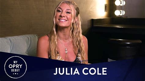 Julia Cole My Opry Debut YouTube