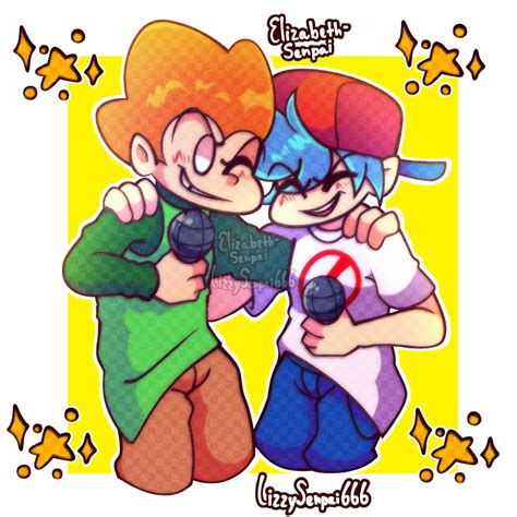 Boyfriend X Pico Fnf By Elizabeth Senpai On Deviantart