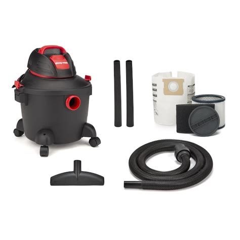 Shop Vac 6 Gallons 3 Hp Corded Wetdry Shop Vacuum With Accessories