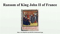 Ransom of King John II of France - YouTube