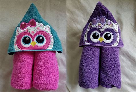 It measures 32 x 32 inches and is perfect for babies to get wrapped up in after a bath. Owl Hooded Towel,Hooded Towel Kids,Girl Owl Hooded Bath ...