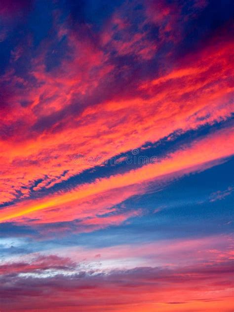 The Landscape With Heaven And Red Sunset Stock Image Image Of Rest