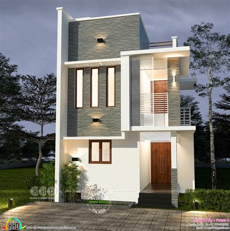 Beautiful, elegant, low budget contemporary style residence - Kerala