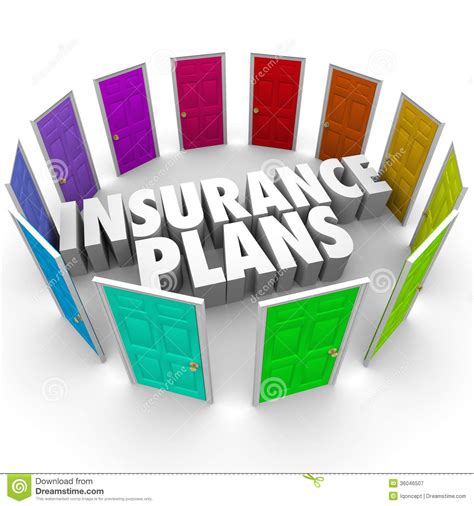 Check spelling or type a new query. Insurance Plans Many Options Health Care Choices Doors Stock Illustration - Illustration of ...