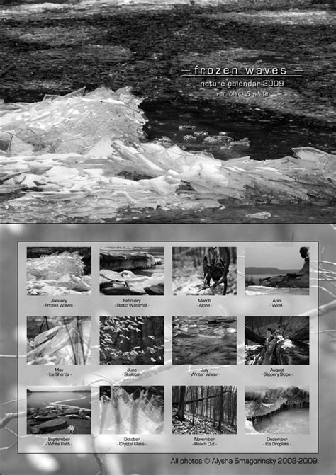 Frozen Waves Calendar Ver Bw By Starchanchan On Deviantart