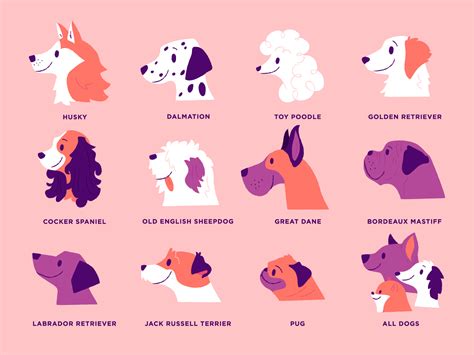 Dog Icons By Anna Hurley On Dribbble