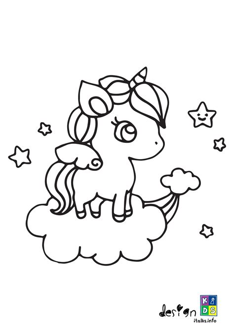 27 Kawaii Printable Unicorn Coloring Pages Free Wallpaper