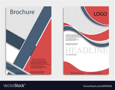 Abstract Flyer Design Background Brochure Template