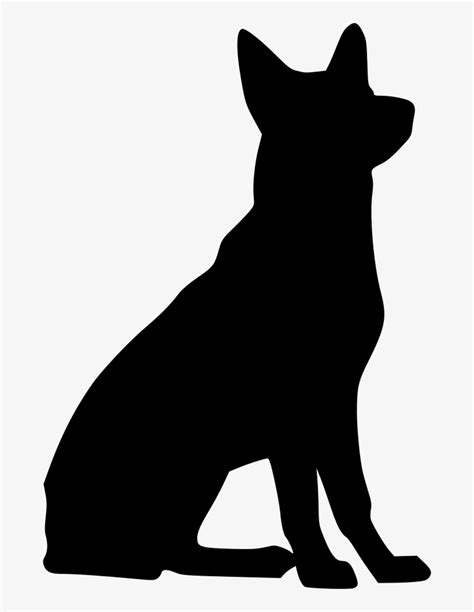 German Shepherd Silhouette Suitable For Commercial Use Instant Download