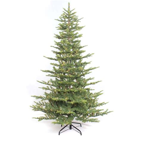 6 Ft Pre Lit Incandescent Aspen Green Fir Artificial Christmas Tree