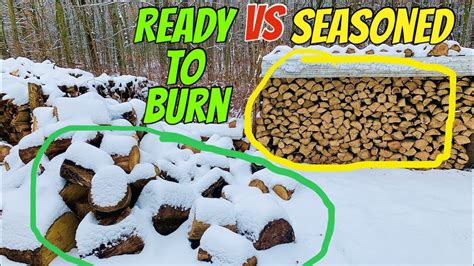 The Difference Between “ready To Burn” And Seasoned Firewood Youtube