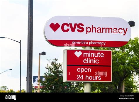 Gainesville, USA - April 27, 2018: CVS Pharmacy store exterior entrance
