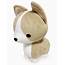 Bellzi® Cute Corgi Stuffed Animal Plush Toy 