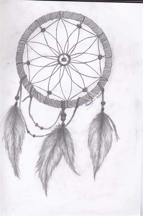 Dream Catcher I Pencil On Paper What To Draw Digital Art Anime