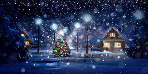 Christmas Eve Night Wallpapers Wallpaper Cave